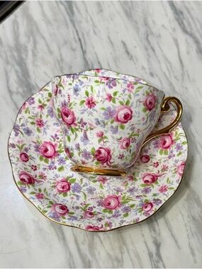 Royal Standard Fine Bone China Teacup and Saucer